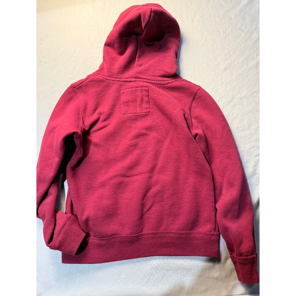 Reflex Girls California Republic Hoodie Pink Heart Lined Sweatshirt Size M 9/10 - Picture 3 of 4
